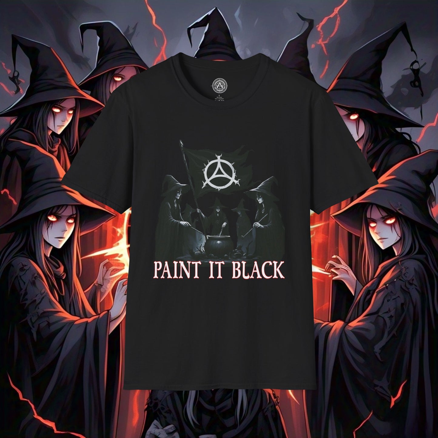 ARMELI "PAINT IT BLACK" Unisex softstyle Tshirt